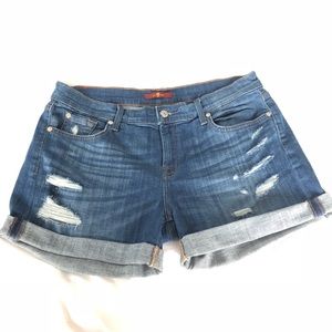 7 for all mankind boyfriend short